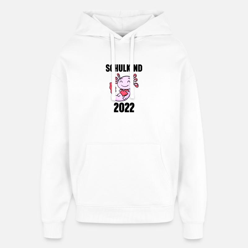 Schuldkind Einschulung 2022 - Oversized Unisex Hoodie von Stanley/Stella - Weiß