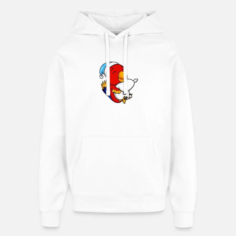 Perroquet Bébé - Sweat à capuche unisexe Stanley/Stella Oversized - blanc