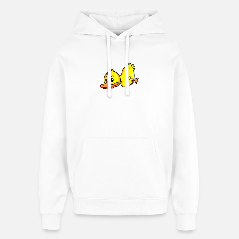 Duck - Oversized Unisex Hoodie by Stanley/Stella - white