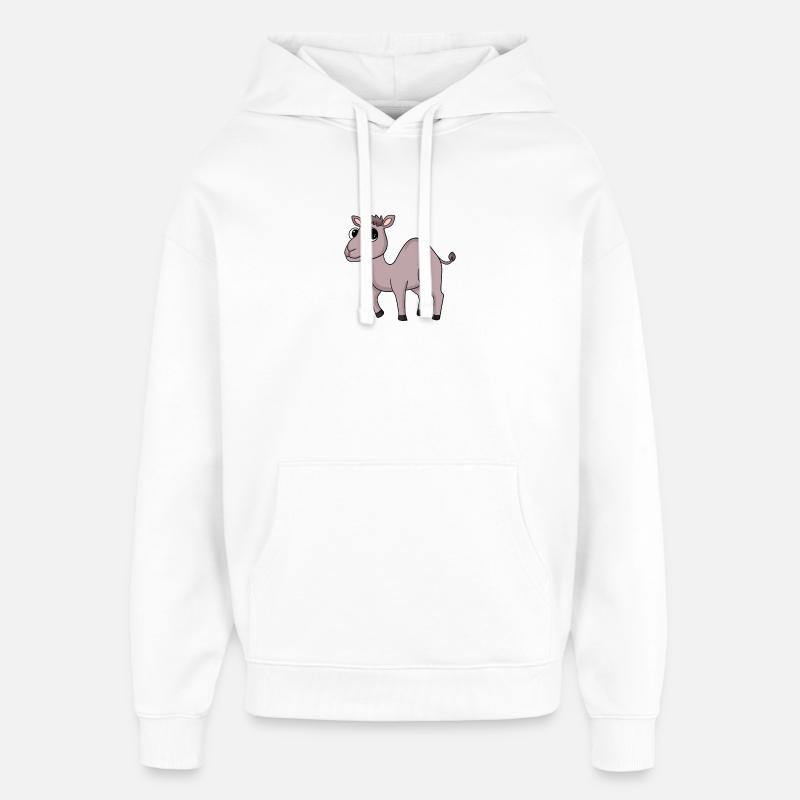 Niedliches Kamel - Oversized Unisex Hoodie von Stanley/Stella - Weiß