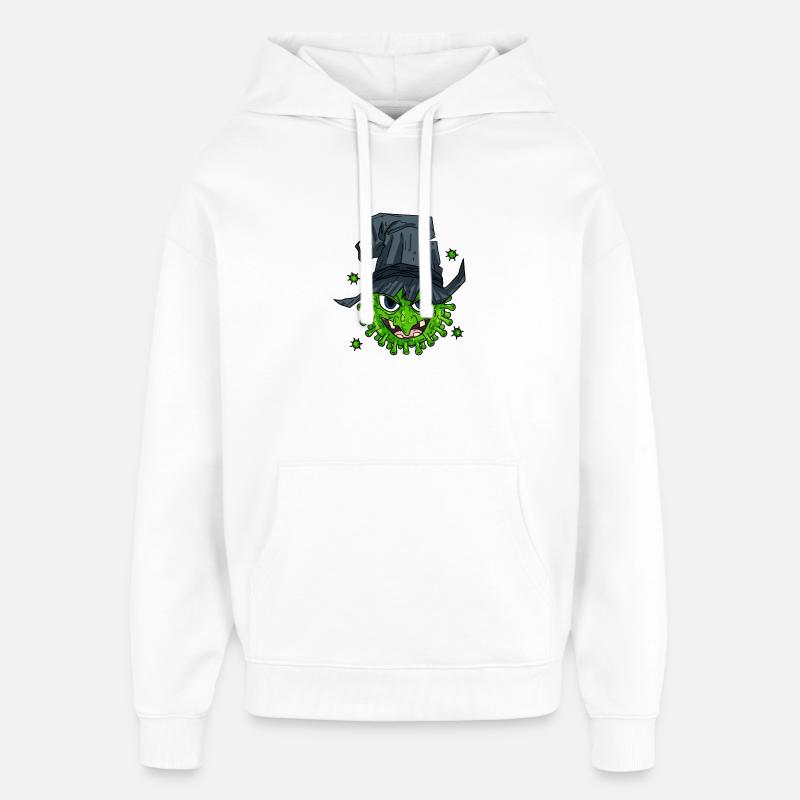 Witch Virus - Oversized Unisex Hoodie by Stanley/Stella - white