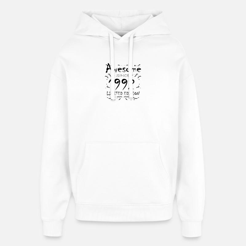 1992 - Né en 1992 - Sweat à capuche unisexe Stanley/Stella Oversized - blanc