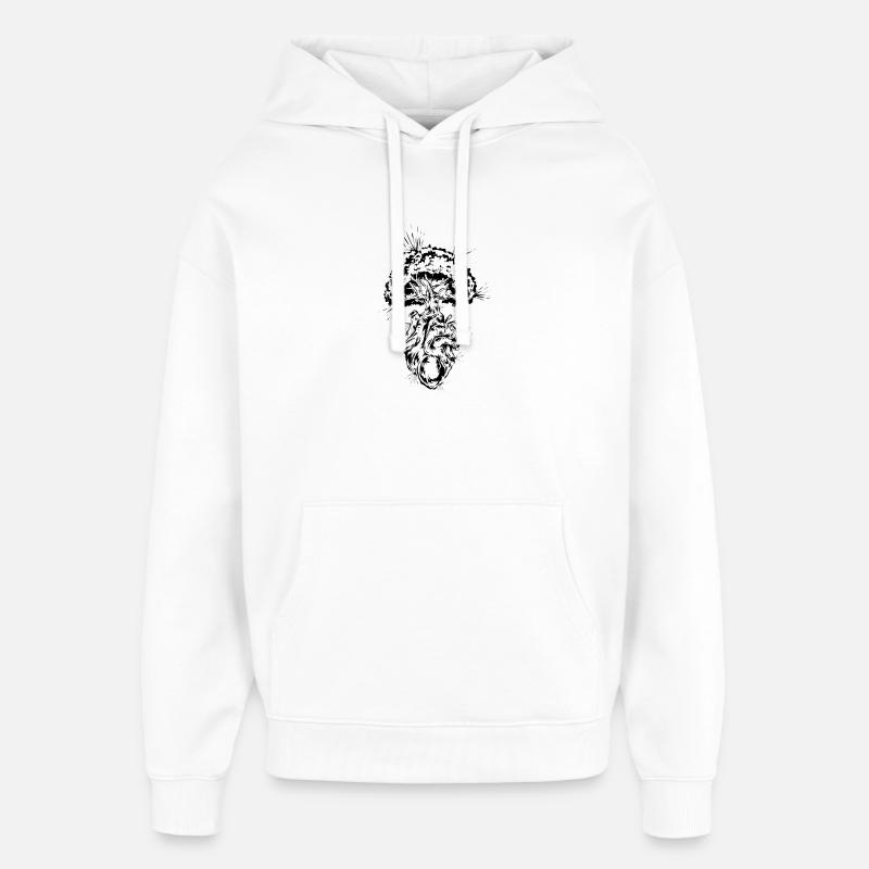 Protection de l’environnement Protection du climat - Sweat à capuche unisexe Stanley/Stella Oversized - blanc