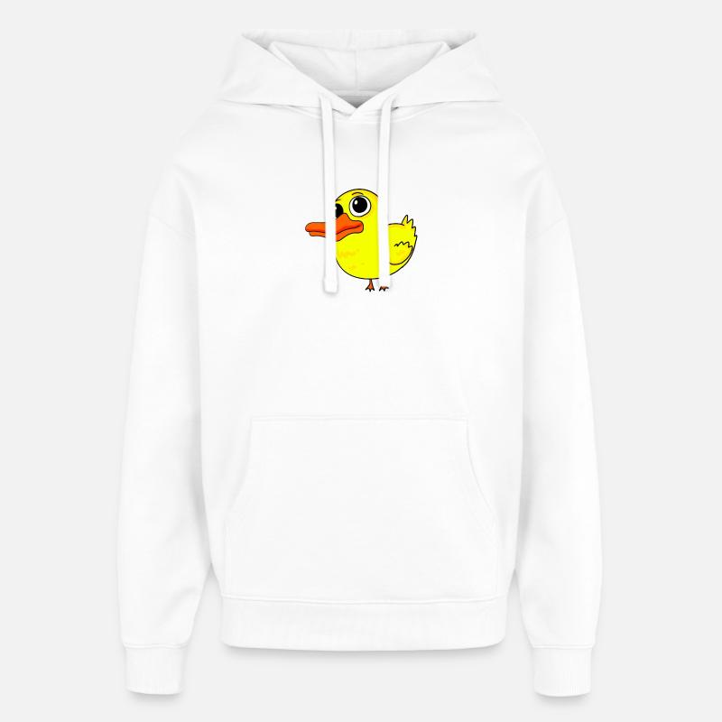 Canard - Sweat à capuche unisexe Stanley/Stella Oversized - blanc