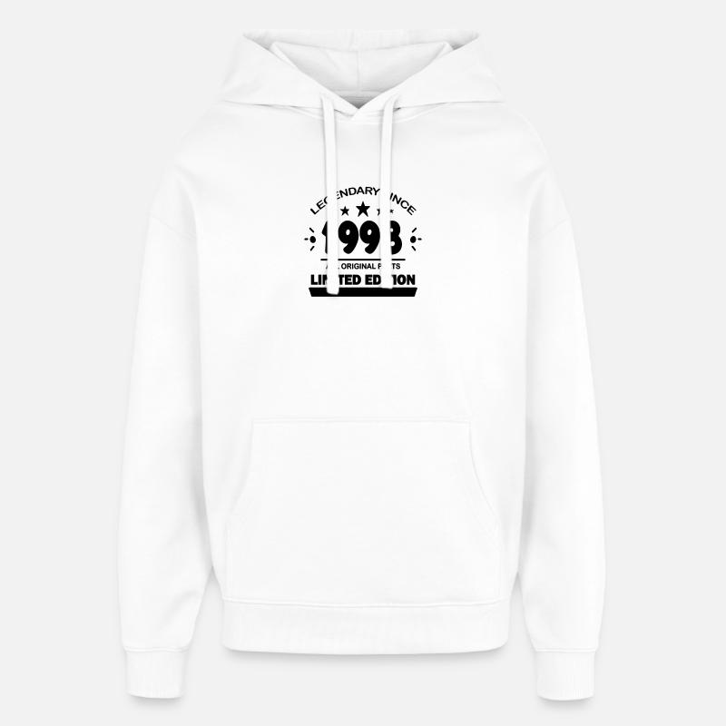 1998 - Né en 1998 - Sweat à capuche unisexe Stanley/Stella Oversized - blanc