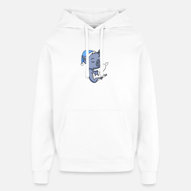 Chauve-souris - Sweat à capuche unisexe Stanley/Stella Oversized - blanc