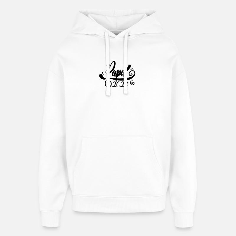 Père 2023 - Papa 2023 Cadeau - Sweat à capuche unisexe Stanley/Stella Oversized - blanc