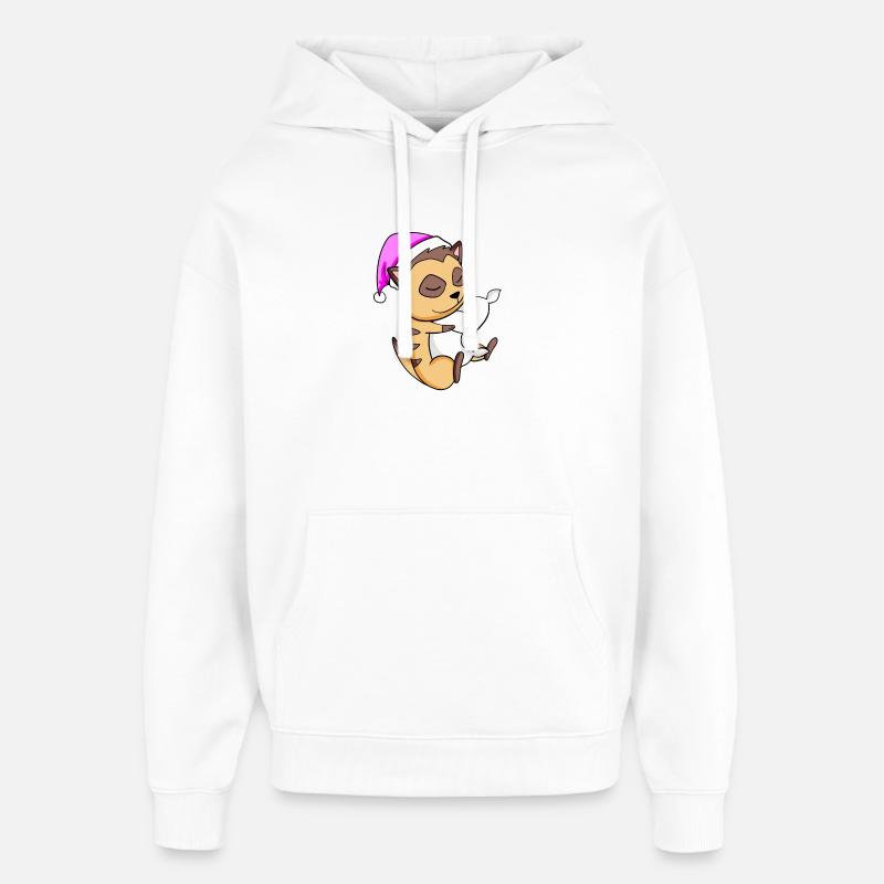 Suricate - Sweat à capuche unisexe Stanley/Stella Oversized - blanc