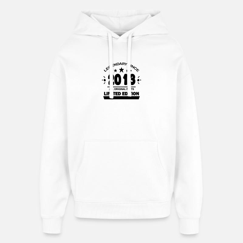 2013 - Sweat à capuche unisexe Stanley/Stella Oversized - blanc