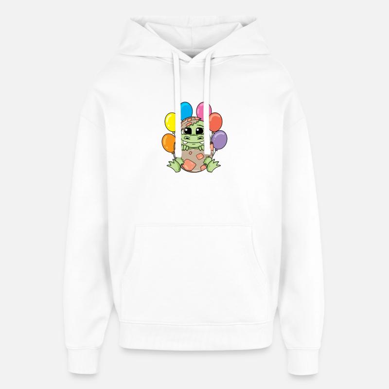 Dino - Sweat à capuche unisexe Stanley/Stella Oversized - blanc