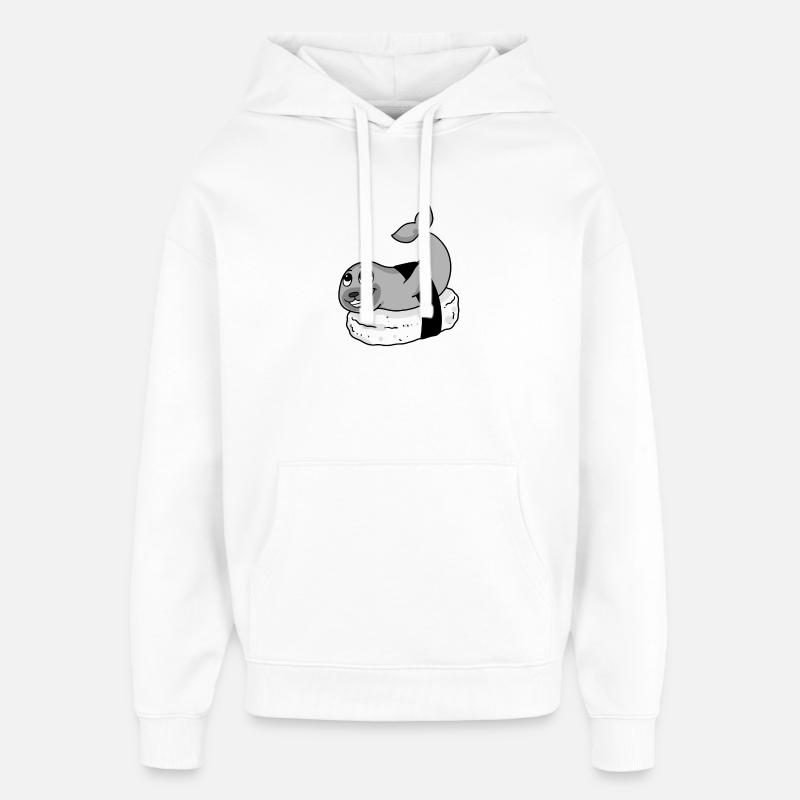 Sushi - Sweat à capuche unisexe Stanley/Stella Oversized - blanc