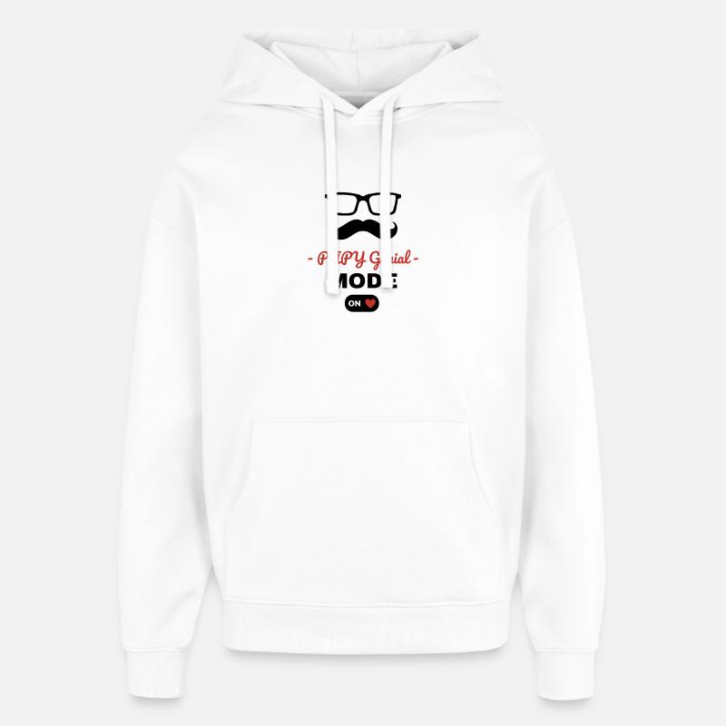 Cadeau Papy génial en mode on - Sweat à capuche unisexe Stanley/Stella Oversized - blanc