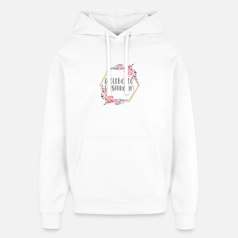 Busfahrerin Bus Beruf Geschenk - Oversized Unisex Hoodie von Stanley/Stella - Weiß