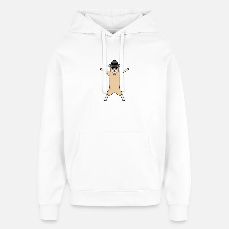 Cool Hug Alpaga - Sweat à capuche unisexe Stanley/Stella Oversized - blanc