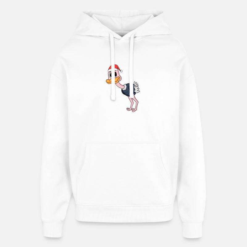 Bouquet de Noël - Sweat à capuche unisexe Stanley/Stella Oversized - blanc