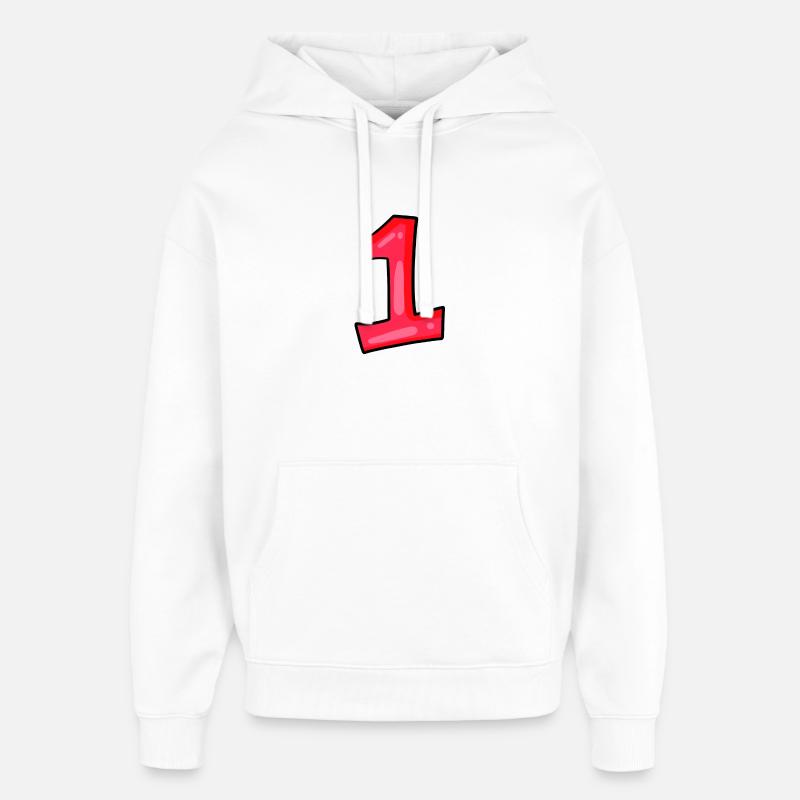 1 - Sweat à capuche unisexe Stanley/Stella Oversized - blanc