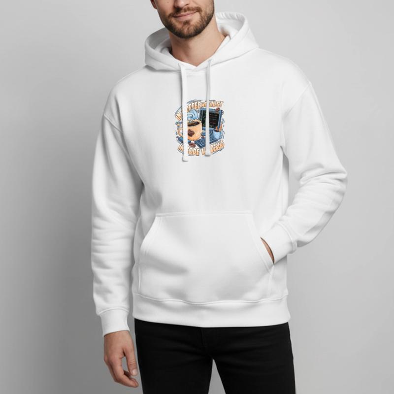 KaffeeCode Debug: In Code Wir Debuggen Oversized Unisex Hoodie von Stanley/Stella
