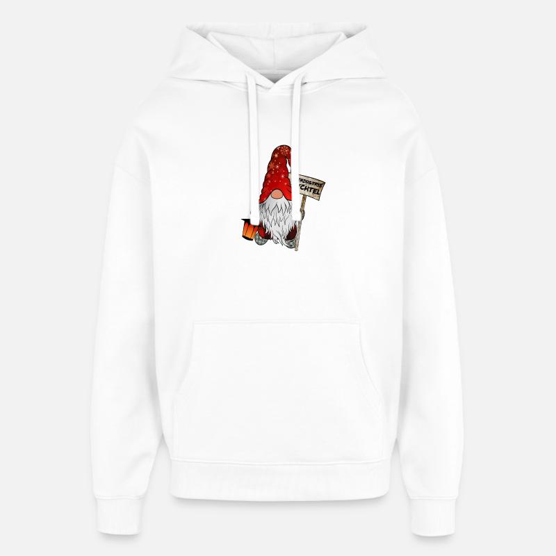 Industrie Wichtel - Oversized Unisex Hoodie von Stanley/Stella - Weiß