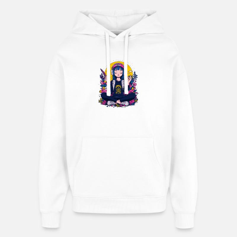Fille froide - Sweat à capuche unisexe Stanley/Stella Oversized - blanc