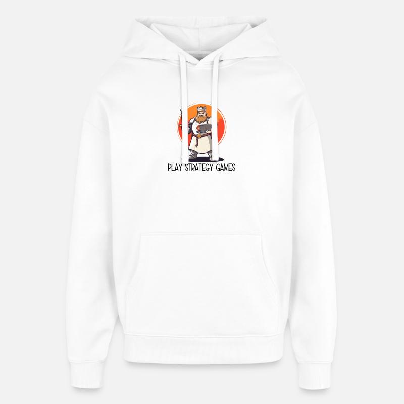 Spill strategispill – Royal Knight Laptop - Stanley/Stella Oversized Hettegenser unisex - hvit