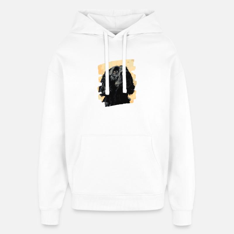 Cocker Spaniel - Oversized Unisex Hoodie von Stanley/Stella - Weiß