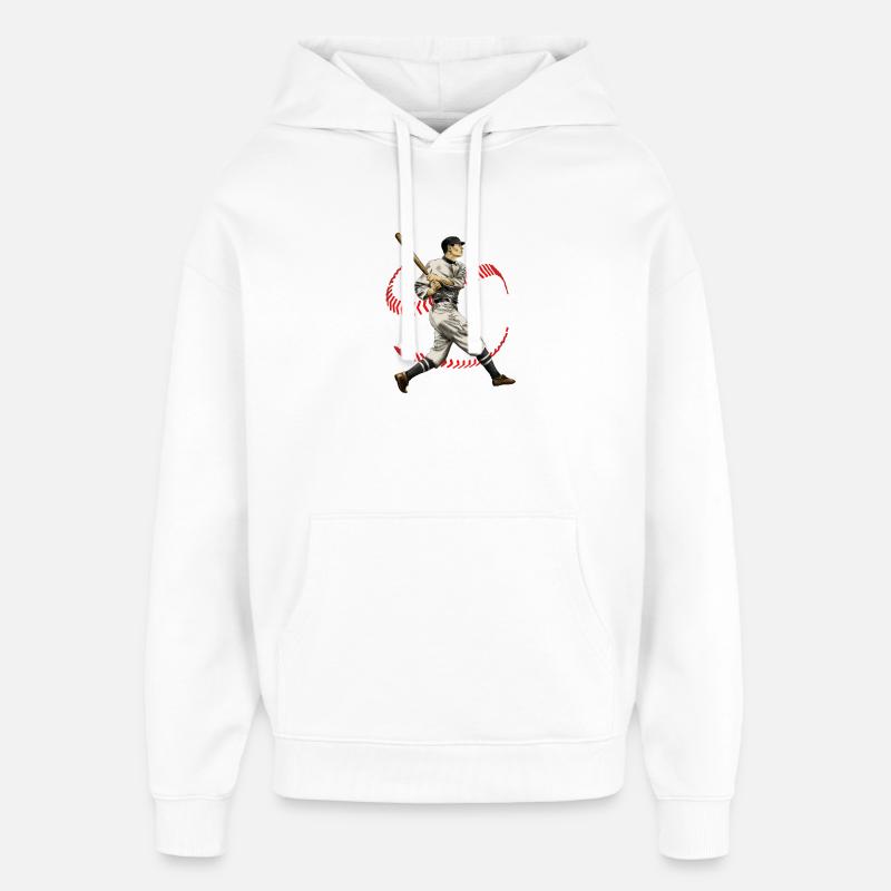 Base-ball - Sweat à capuche unisexe Stanley/Stella Oversized - blanc