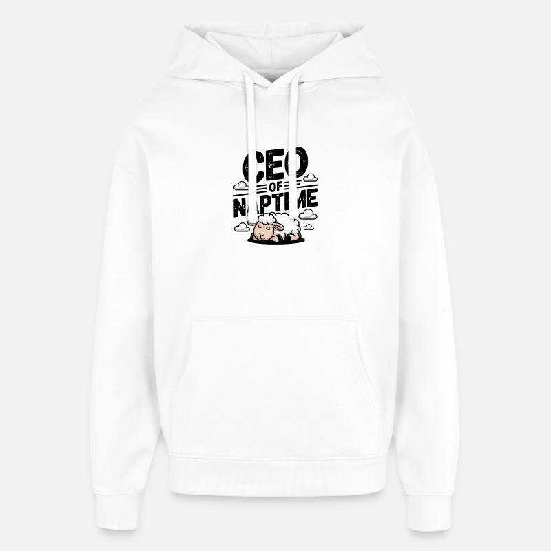 PDG de Naptime - Sweat à capuche unisexe Stanley/Stella Oversized - blanc