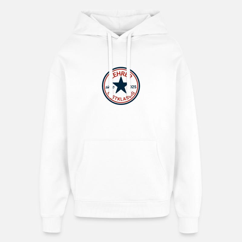 Modèle de tatouage d'enseignant 2025 - Sweat à capuche unisexe Stanley/Stella Oversized - blanc