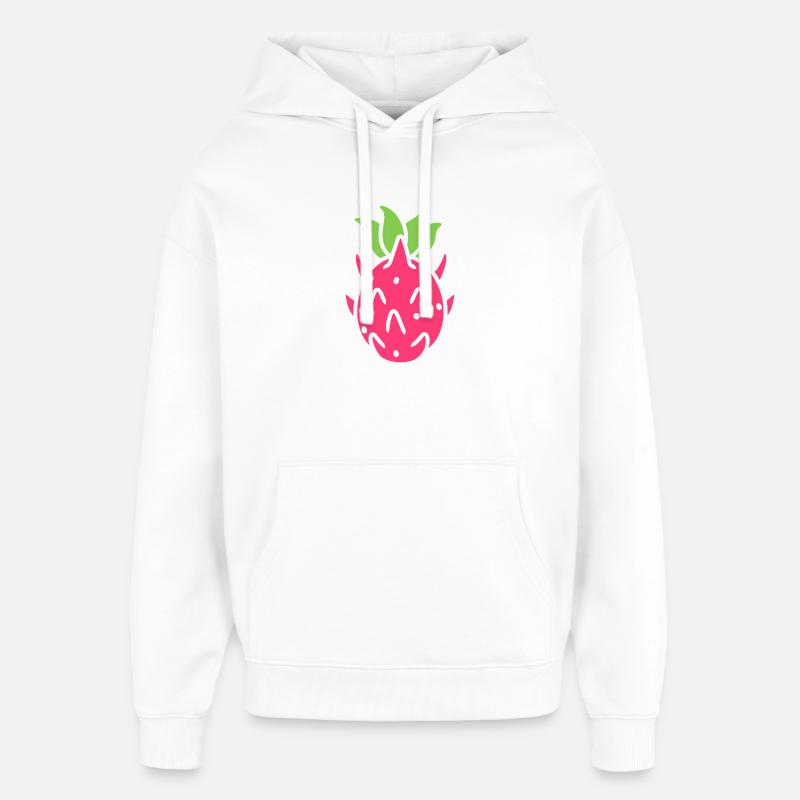 Fruit du dragon - Sweat à capuche unisexe Stanley/Stella Oversized - blanc