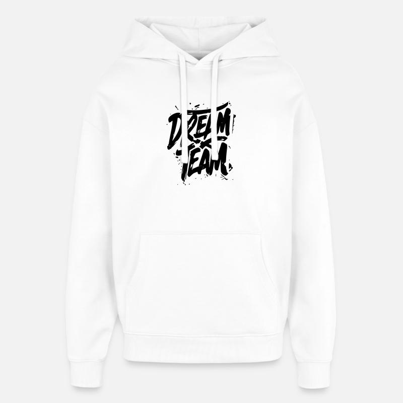 Équipe de rêve - Sweat à capuche unisexe Stanley/Stella Oversized - blanc