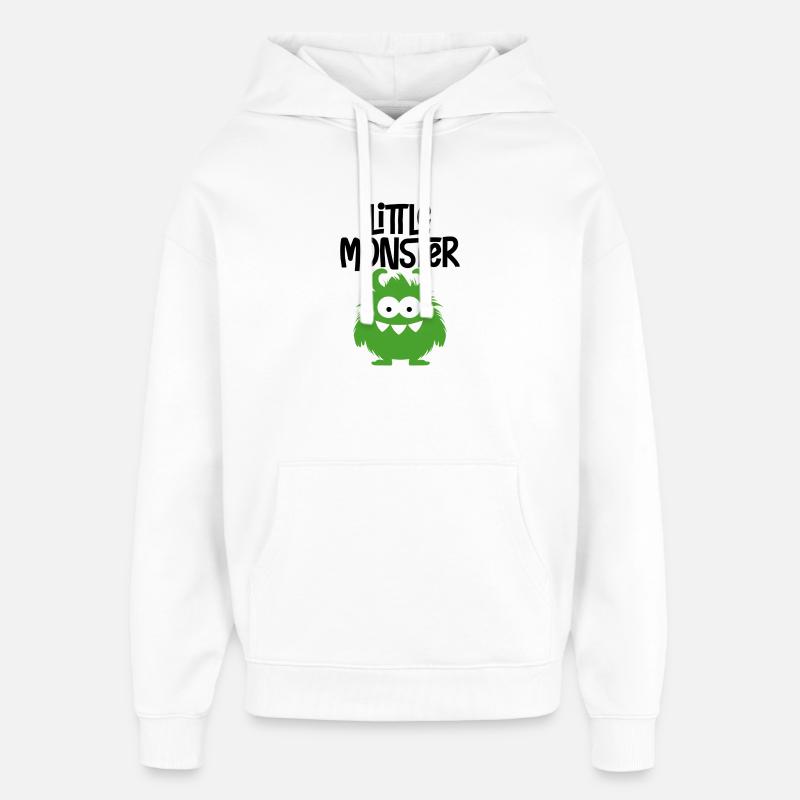 petit monstre - Sweat à capuche unisexe Stanley/Stella Oversized - blanc