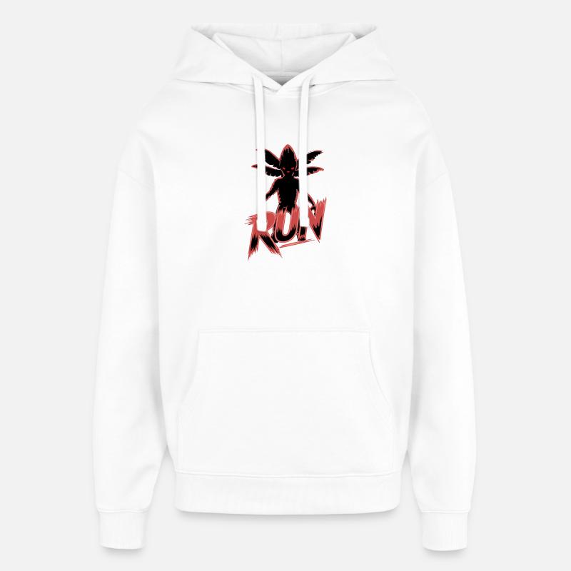 Conception de graffiti d’araignée en fuite - Sweat à capuche unisexe Stanley/Stella Oversized - blanc