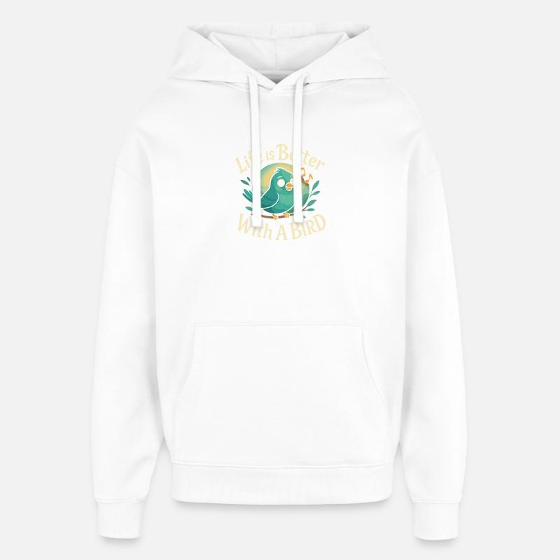 Je rends les chiots jolis - Sweat à capuche unisexe Stanley/Stella Oversized - blanc