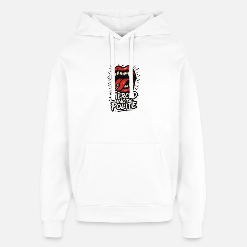 Piercing Addict Body Mod Enthusiast - Sweat à capuche unisexe Stanley/Stella Oversized - blanc