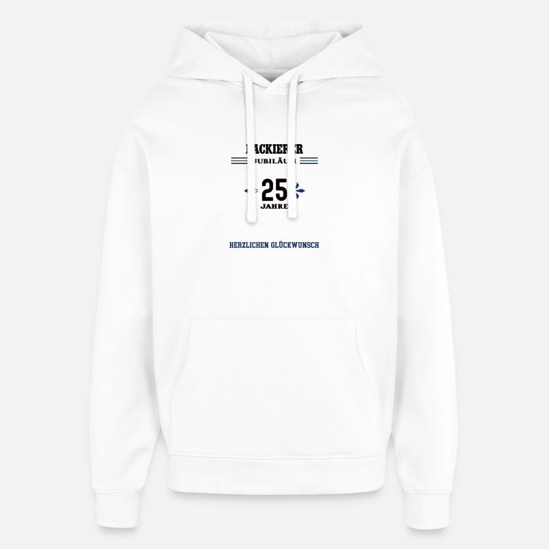 Peintre 25e anniversaire 25e anniversaire - Sweat à capuche unisexe Stanley/Stella Oversized - blanc