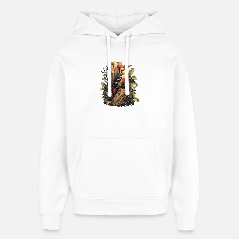 Pic Pic - Sweat à capuche unisexe Stanley/Stella Oversized - blanc