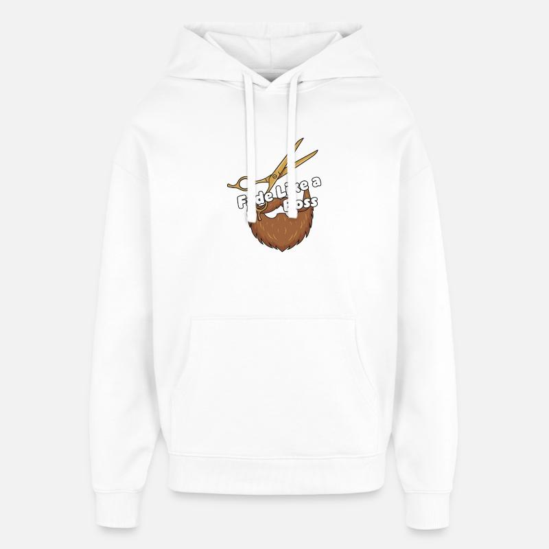 Fade Like a... Bart Scheren - Oversized Unisex Hoodie von Stanley/Stella - Weiß