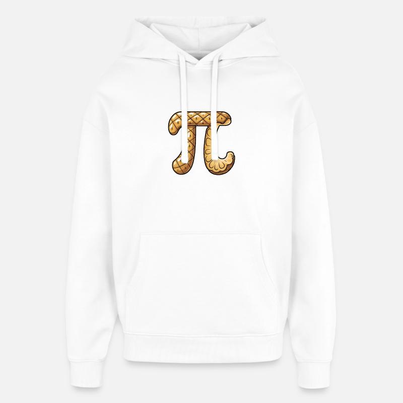 Ananas Pi Math - Sweat à capuche unisexe Stanley/Stella Oversized - blanc