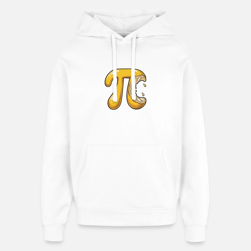 Lemon Pi Math - Sweat à capuche unisexe Stanley/Stella Oversized - blanc
