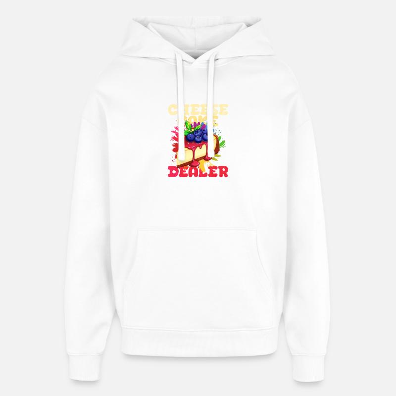 Gâteau - Sweat à capuche unisexe Stanley/Stella Oversized - blanc