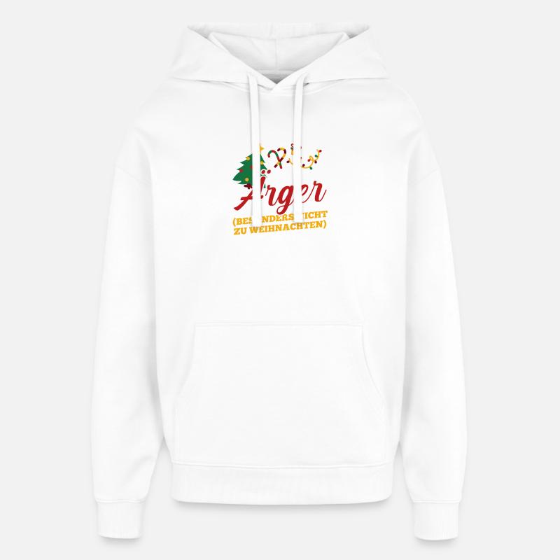 Noël du Père Noël - Sweat à capuche unisexe Stanley/Stella Oversized - blanc