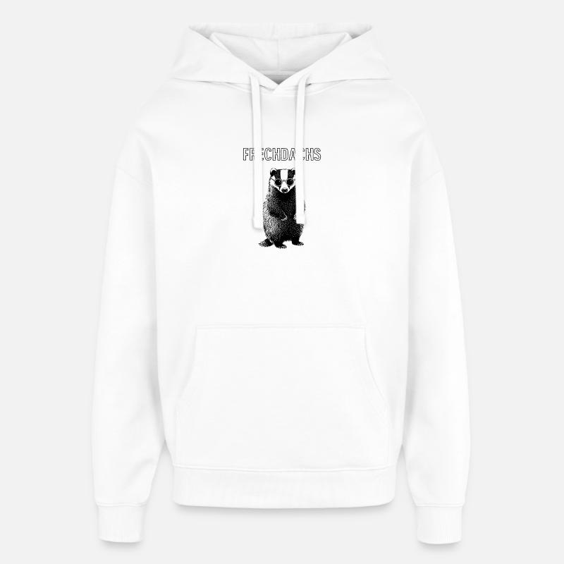 Fripon - Sweat à capuche unisexe Stanley/Stella Oversized - blanc