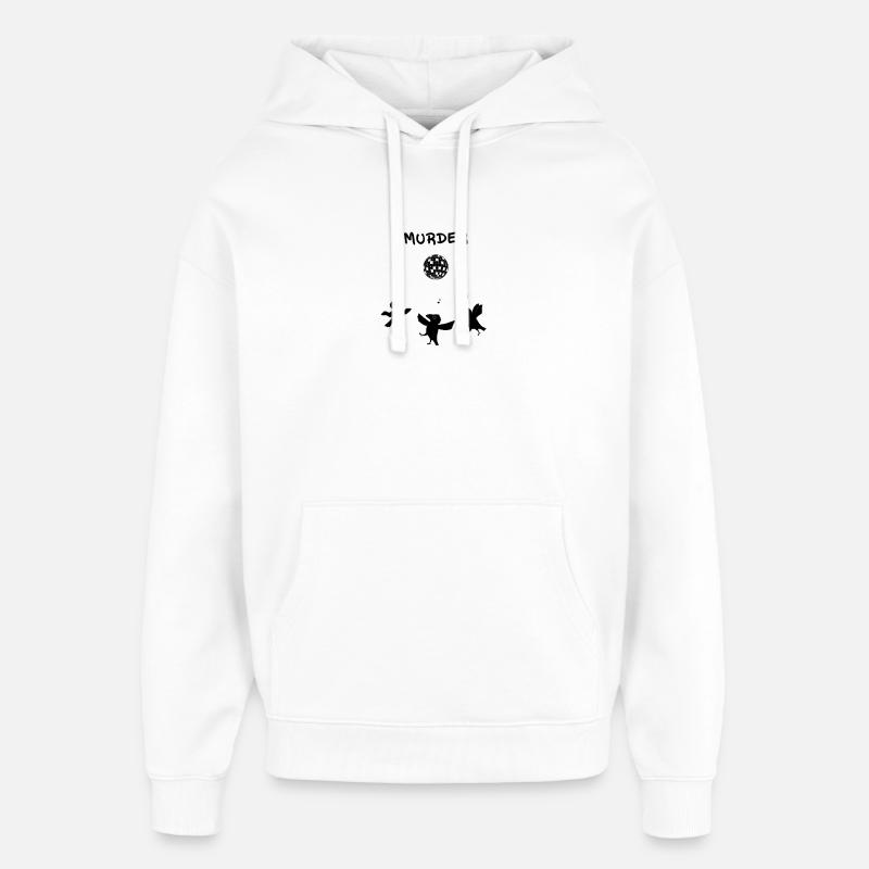 Meurtre sur la piste de danse - Sweat à capuche unisexe Stanley/Stella Oversized - blanc