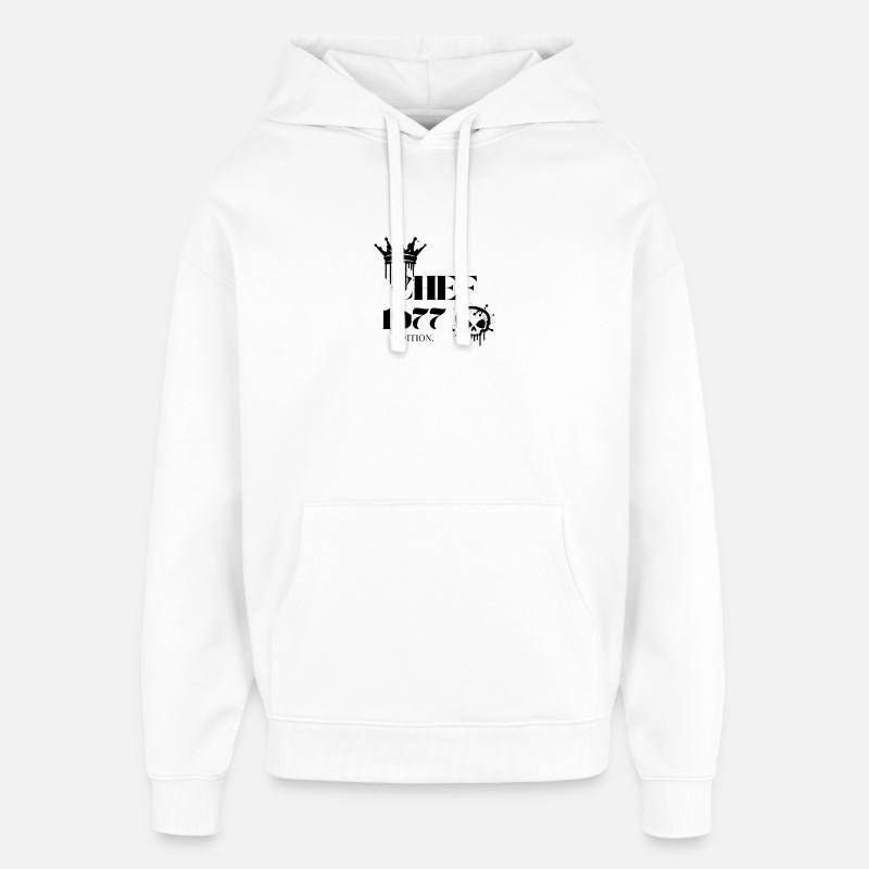 Édition Chef 1977 48 Déclaration d’anniversaire - Sweat à capuche unisexe Stanley/Stella Oversized - blanc