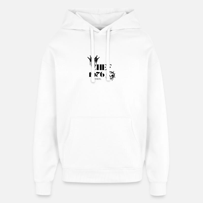 Édition Chef 1976 49e anniversaire Déclaration - Sweat à capuche unisexe Stanley/Stella Oversized - blanc