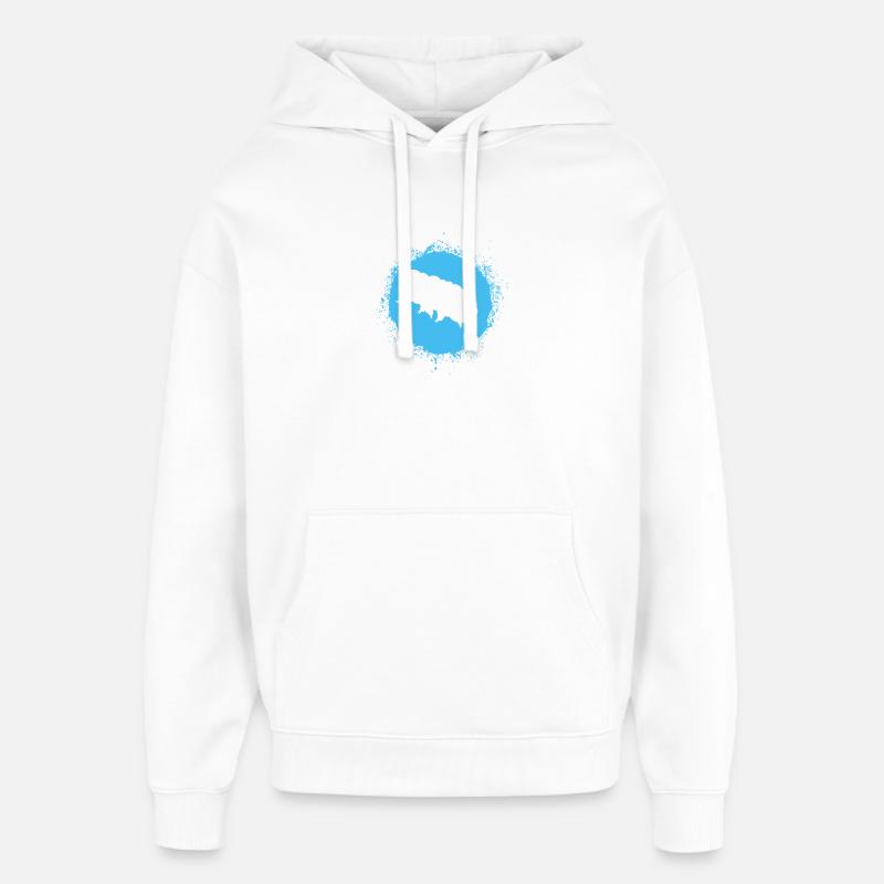 Tardigrade - Sweat à capuche unisexe Stanley/Stella Oversized - blanc