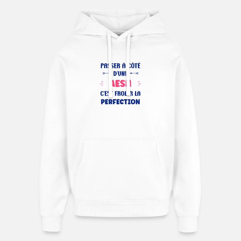 aesh - Sweat à capuche unisexe Stanley/Stella Oversized - blanc