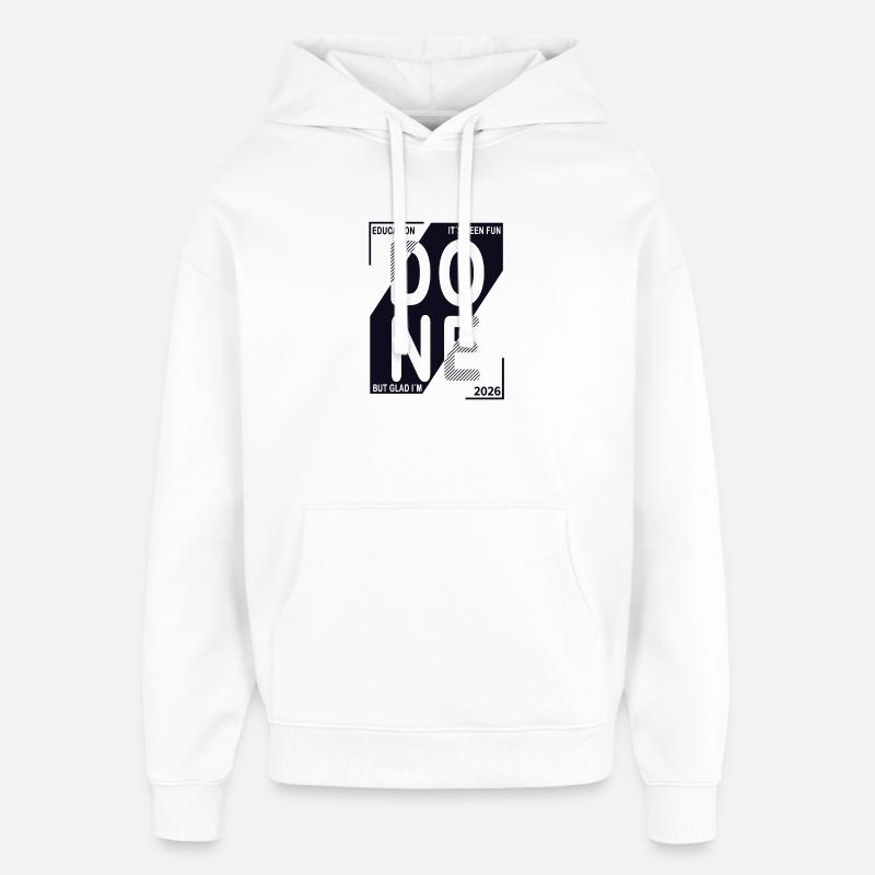 Done 2026 – Training completed design - Oversized Unisex Hoodie by Stanley/Stella - white