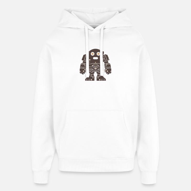 golem - Sweat à capuche unisexe Stanley/Stella Oversized - blanc