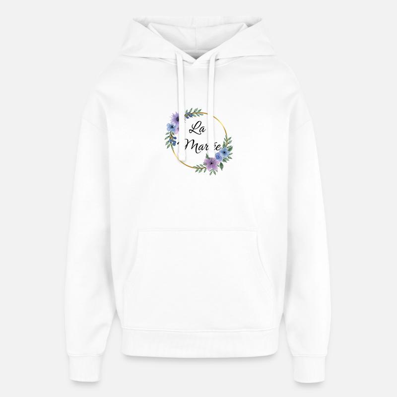 La Future Mariée EVJF  - Sweat à capuche unisexe Stanley/Stella Oversized - blanc